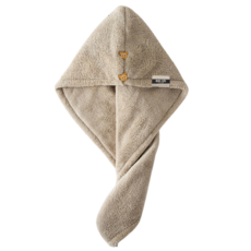 행쇼 헤어타올 두툼형 150g, 카키, 1개