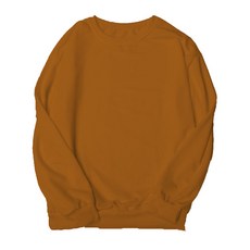 하이어리 남녀공용 세미 오버핏 무지 맨투맨