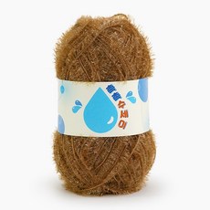 쎄비 촉촉 수세미 뜨개실, 카라멜, 1개