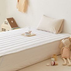 maatila Summerbell Duraron 涼感兒童固定鬆緊帶夏季床墊, 白色