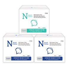 Natural Cotton Allganic蝶翼衛生棉 中 2袋+大, 1組