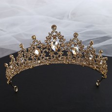 에스텔라 셀프웨딩 머리 장식 액세서리 sng877, 샴페인, 1개