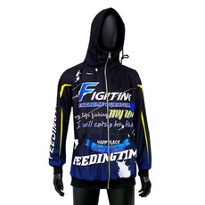 Deuce Fishing記憶材質內襯釣魚連帽夾克 MHJ-08, 混色