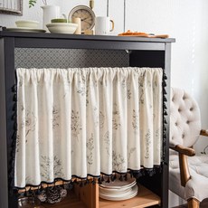 EVER HOUSE 圖案印花櫥櫃簾, 灰色