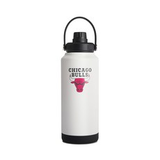 NBA 화이트 보온 보냉 텀블러, 시카고 불스, 1개, 950ml