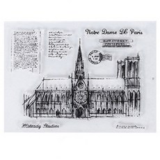 YES MALL 小復古日記裝飾DIY透明矽膠封條13, 1個