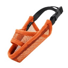 網布寵物嘴套S號VIDOG6, 橘子, 1個