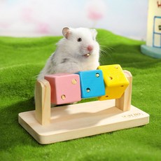 카르노 랜보어 파스텔우드 햄스터 큐브, 혼합색상, 1개