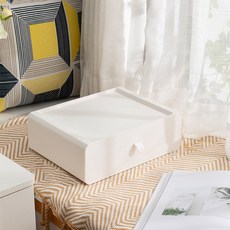 DND 馬卡龍色模組收納盒, 白色, 1個