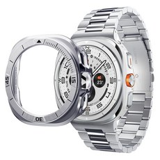 Spigen 一體式錶圈保護殼 錶圈調音專業版 47毫米, 銀, 1個