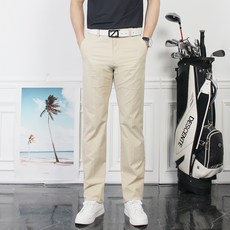 남성용 여름 뒷 밴딩 면 NC스판 팬츠 3W