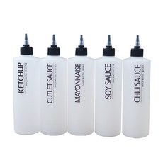 DS株式會社 黑色標籤醬料瓶, 1套