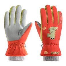 KIZTREE 兒童角色滑雪五指手套 雙手套組 ST-120