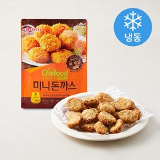 쉐푸드 미니돈까스 (냉동), 380g, 1개