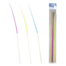 PETSMON 鼠尾逗貓棒 3入, 粉色、薄荷色、黃色, 1組