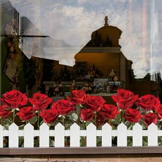 소니오 뷰티풀 네이처 인테리어 스티커, 06 로즈