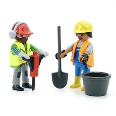 playmobil 摩比人 Duopack 建築工人圖 70272, 1個