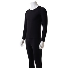 캐리루시 남성용 빅사이즈 고탄력 기모 내의 상하 세트