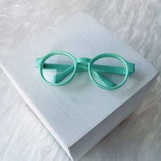 Chilshi Labubu 娃娃眼鏡配件, 薄荷綠, 1個
