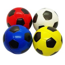 와이티존 말랑말랑 축구공 4종 세트, 레드, 블루, 화이트, 옐로우, 1개