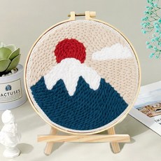 DaySoy 藝術課 感性戳戳繡 針織 DIY 套組, 1個, NO 20