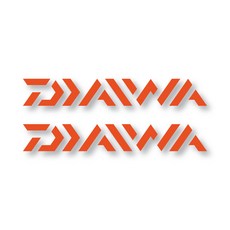 戶外車用貼花貼紙 Daiwa 中型, 2個, 橘色