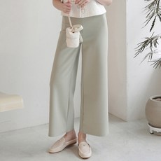 헤이진 여성용 왕밴딩 와이드 스판 통바지