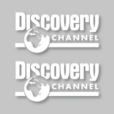 戶外貼花 Discovery A 車用貼紙, 2個, 白色