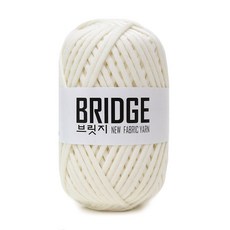 Knitt Bridge 編織線 80g, 201 象牙白, 1個