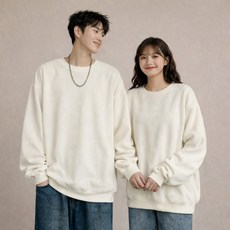 UNHEVE 男女通用羅紋寬鬆大學T