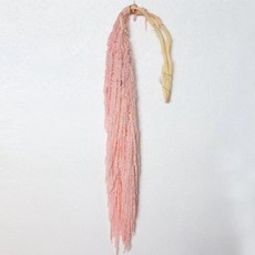 Sonio 永生花 柔軟長柳枝花束, 18 淺粉色