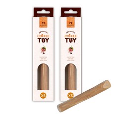 Hello Doggy 狗狗咖啡玩具 S, 2個, 棕色