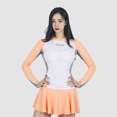 DRSKIN 女款長袖泳衣 RASH-WO-W-G-O54