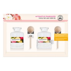 THE HERB SHOP 車用出風口擴香 40ml + 40ml, 英國梨與小蒼蘭, 1套