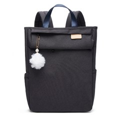 JH Company 鑰匙圈多功能後背包, 黑色