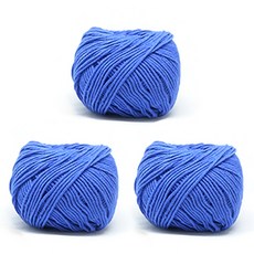 Hera編織棉線, 215 藍色, 3球