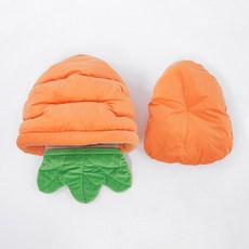 PASTEL PET 寵物溫暖蔬菜屋 紅蘿蔔, 1個, 混合色