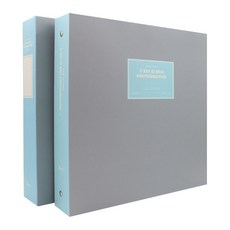 小相館 Grande 大型活頁相簿, 灰色, 50張