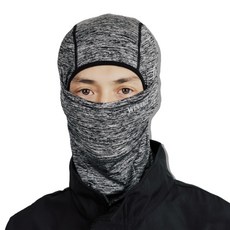 WINABLE 涼感夏季巴拉克拉瓦頭套頸套防曬涼爽運動涼感面罩, 深灰色, 1個