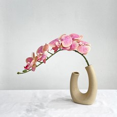 fresh garden 蝴蝶蘭人造花枝, 淺粉色, 1個