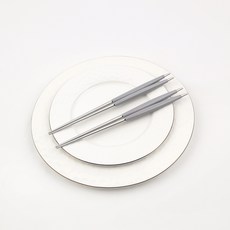 보겐 몽블랑 큐티 커트러리 진공 젓가락, 그레이, 2개