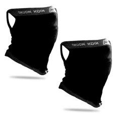 HIGH MOUNT 多功能涼感面罩 2入, 黑色