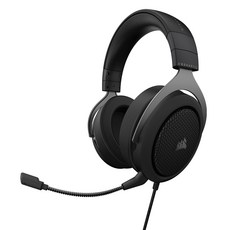 CORSAIR 海盜船 HS60 HAPTIC 立體聲電腦遊戲耳機, 碳, 海盜船 HS60 觸覺