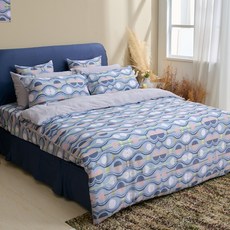 戀家小舖 60支天絲設計款兩用被套, 靜音城市