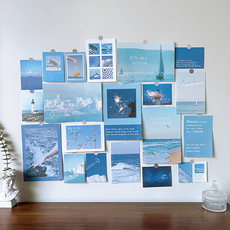 Misoroun 壁掛海景海報 2件組