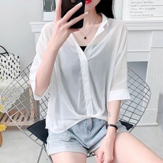 앤드스타일 여성용 버니아 나시세트 쉬폰 블라우스 260842