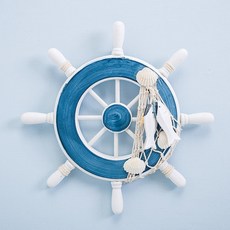 Topsiga TCR 室內裝飾品 藍色海洋 船舵, 01