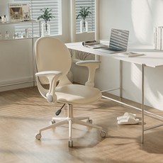 비애노 반달 학생 컴퓨터 사무용 책상의자, 아이보리