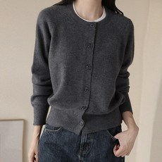 andstyle 女款柔軟觸感圓領開襟衫 264992