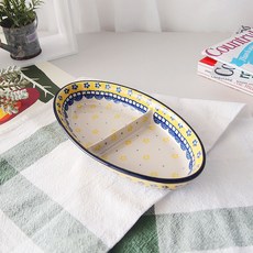 세라미카아티스티나 2단 나눔접시, AT-239, 1개